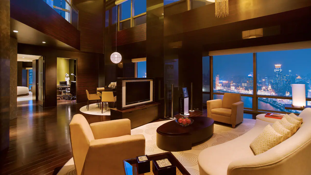 Chairman suite area with view